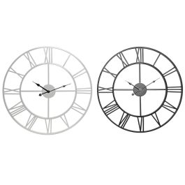 Reloj Pared Loft DKD Home Decor Negro Blanco 3 x 60 x 60 cm (2 Unidades) Precio: 75.68999999. SKU: B1326CSAAA