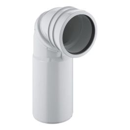 GROHE GRO4005176744563 Tubo de desagüe Giratorio 90° para inodoro Rapid SL Cisternas empotradas universales / Bastidores soporte