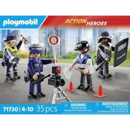 Playmobil Figuras de Policía City Action - Set de Juego de Acción para Niños y Niñas a partir de 4 Años