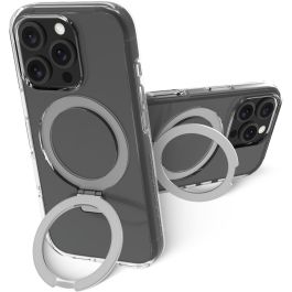 dbramante1928 Iceland Ultra - Hintere Abdeckung fr Mobiltelefon - Stnder - kompatibel mit MagSafe - D3O klar