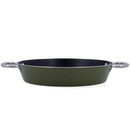Quid Tartera Arrocera Naturalia Aluminio Prensado Verde 28x5 cm con Asas de Acero Precio: 18.49999976. SKU: B19AXC6D3V