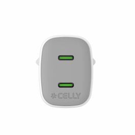 Cargador de Pared Celly UPTC2USBC45WWH Blanco