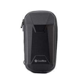 Coolbox Bolsa Impermeable Rígida para Patinete Eléctrico - Mochila con Cremallera Estanca Negra, EVA/Poliéster