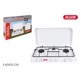 Hornillo de gas 3 fuegos con tapa Algon BBQ (2 Unidades) Hornillo de gas 3 fuegos con tapa Algon BBQ (2 Unidades) Precio: 48.50000045. SKU: B18QB85SLE