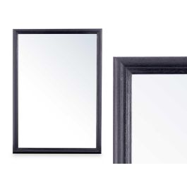 Espejo de Pared con Marco de Madera Negro 50x70 cm - Giftdecor Espejo de Pared con Marco de Madera Negro 50x70 cm - Giftdecor