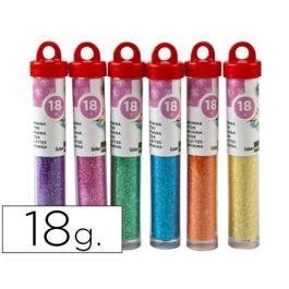 Purpurina Liderpapel Fantasia Colores Metalicos Pasteles Bote De 18 gr 24 unidades