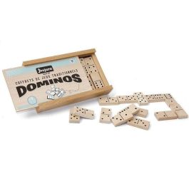 JEUJURA Juego de Dominó de Madera con 28 Fichas (4x2x0.7cm) en Caja de Madera Serigrafiada (16.5x10.5x3cm) Precio: 36.49999969. SKU: B17KKS9M7G