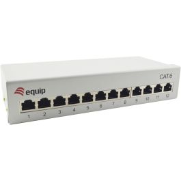 EQUIP 227363 Patchpanel 12x RJ45 Cat6 FTP Desktop ISO/IEC hellgrau Blanco Precio: 49.50000011. SKU: B1BFVM3QS2