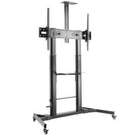 AISENS Soporte de Suelo ECO con Ruedas y Manivela, Bandeja DVD y Soporte Cámara para Monitor/TV 100Kg de 60-100 Pulgadas Negro Precio: 271.88999959. SKU: B15BXG53NN