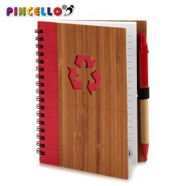 Libreta Bambú Reciclada con Bolígrafo 16x12 cm - Pincello (24 Unidades) Libreta Bambú Reciclada con Bolígrafo 16x12 cm - Pincello (24 Unidades)
