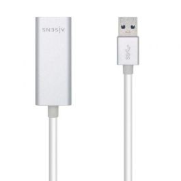 AISENS Conversor USB 3.0 A Ethernet Gigabit 10/100/1000 MBPS, 15cm