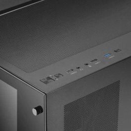 Mars Gaming Torre Gaming MCV3 Negro con Doble Ventana de Cristal Templado y Doble Cámara