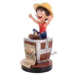 Cable Guy Luffy One Piece Soporte para Mando y Móvil - 20cm Compatible PlayStation, Xbox, iPhone