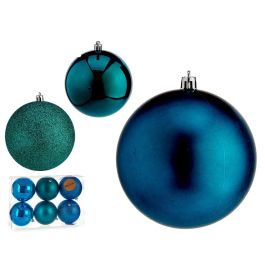Set 6 Bolas Navidad Col Turquesa 10 Cm Surt Krist+ (12 Unidades) Precio: 59.78999983. SKU: B1GNJ498WA