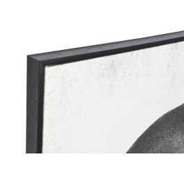 DKD Home Decor Cuadro Moderno Negro Gris Set de 3 180 x 120 x 4 cm