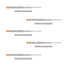 Emuca Lote de 5 juegos de guías para cajones, de bolas, altura 45mm, profundidad 500mm, extracción total, cierre suave, Cincado Precio: 56.50000015. SKU: B1GBHF4TWP