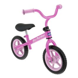 Chicco Bicicleta sin Pedales Bullet Rosa, Ideal para Aprender a Equilibrarse, Ruedas 10 Pulgadas, para Niños/as de 2 a 5 Años