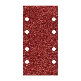 Set 10 hojas de lijar adhesivas corindón de grano 120 de 93x185mm 1768000 wolfcraft