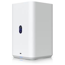 Ubiquiti UNAS-2-W NAS de escritorio 2-bay, procesador Cortex-A57 quad-core 1.7 GHz, 4 GB RAM, 2.5 GbE, compatible con RAID 1, color blanco