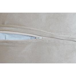 DKD Home Decor Cojin Shabby Dorado 45 x 45 x 10 cm Poliester con Flores