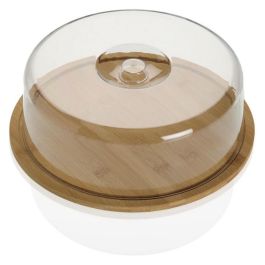 Bandeja con tapa Versa Transparente Bambú Poliestireno Madera MDF Precio: 13.95000046. SKU: S3402007