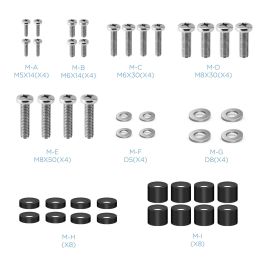 TooQ LP2355TN-B Soporte de Pared Articulado para TV 23-55" hasta 30kg VESA 75x75-400x400 con Pistón Gas y Cableado Negro