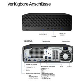 HP EliteDesk 8 SFF G1i CU7-265 Ordenador de Sobremesa 16GB RAM 512GB SSD Windows 11 Pro