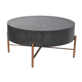Mesa de Centro DKD Home Decor Metal Aluminio 90 x 90 x 45 cm Madera de mango Precio: 318.4999994. SKU: S3044114