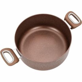 Arthur Martin AM5531 Olla de Aluminio de 28 cm con Tapa de Vidrio, Compatible con Inducción y Todas las Fuentes de Calor