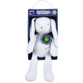 Jemini LIMINOU Conejo de peluche luminoso, ultrasuave para calmar miedo a la oscuridad y ayudar a dormir, 30 cm