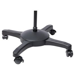 StarTech Carro/Soporte Móvil con Ruedas para Tablet, Altura Ajustable, Base con Ruedas Bloqueables para Tablets de 7 a 11 Pulgadas, Negro - 0.9 kg