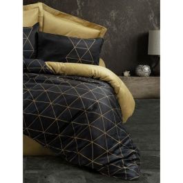 Juego de cama completo ASI8683743798704: Funda nórdica 220x240 cm y 2 fundas de almohada 60x60 cm, 100% algodón, Negro Juego de cama completo ASI8683743798704: Funda nórdica 220x240 cm y 2 fundas de almohada 60x60 cm, 100% algodón, Negro