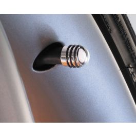 Foliatec Aircaps Tapones Válvula Alu Chrome con Anillos Goma Negra 4 Piezas FO32791