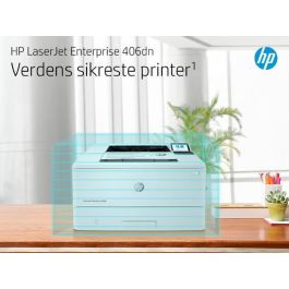 HP LaserJet Enterprise M406dn Impresora Láser Monocromo con JetIntelligence