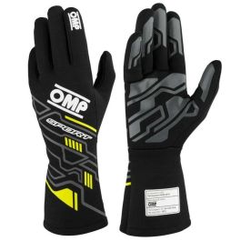 Omp Guantes Deportivos Fia 8856-2018 My2025 Negro/Fluo Amarillo Talla S OMPIB0-0777-B01-178-S