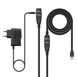 Nanocable 10.01.0312 Cable Alargador Activo USB 3.0 Macho a Hembra Tipo A de 10m - Amplificador de Señal 5Gbps Negro Precio: 33.68999975. SKU: B16RRVWL9C