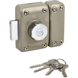 Yale YV25BT-50 Cerradura de botón y cilindro 5 pines diámetro 23 mm longitud 50 mm, 4 llaves, beige Precio: 47.49999958. SKU: B17MEA6N5C