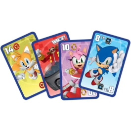 Winning Moves Sonic the Hedgehog Juego de Cartas WIN5053410006686 - Juego de Cartas en Colores Sonic para Toda la Familia