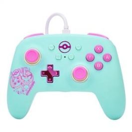 PowerA NSGP0146-01 Mando con Cable Mejorado para Nintendo Switch - Diseño Sweet Friends, Botones Asignables, Cable USB-C 3m, Compatible con Switch OLED y Switch