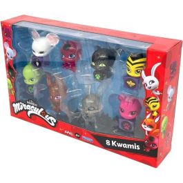 Miraculous P50532 Pack de 8 minifiguras Kwamis: Tikki, Plagg, Nooroo, Pollen, Wayzz, Trixx, Fluff, Duusu de Ladybug +4 años