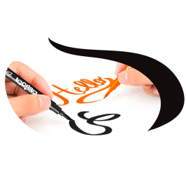 Carioca Rotulador Super Brush Punta Pincel Colores Surtidos Estuche 10 Unidades