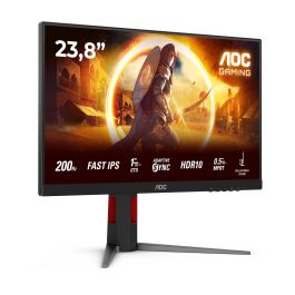 AOC Monitor Gaming 24G4HA 23.8" (60.5cm) Full HD 200Hz Fast IPS 1ms Negro/Rojo con HDMI y DisplayPort