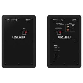 Par de altavoces de monitorización Pioneer DJ DM-40D - Bass Reflex - 2x19W - Modo DJ o Producción - Negro Par de altavoces de monitorización Pioneer DJ DM-40D - Bass Reflex - 2x19W - Modo DJ o Producción - Negro
