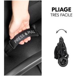 HAUCK HAU4007923148952 - Cochecito Todoterreno RAPID 4D, Plegado con una mano, 4 Ruedas, Negro