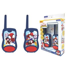 LEXIBOOK Walkie-Talkies Spidey Marvel para Niños, 2 Canales, Alcance 200m con Clip para Cinturón