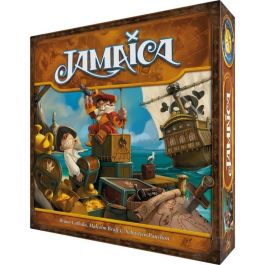 Asmodee Jamaicano - Juego de Mesa de Estrategia y Carrera de Botes de Piratas - Para 2-6 Jugadores (Edad 8+) - Roba la Carga y Combina Velocidad