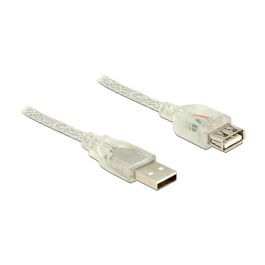 DeLOCK Cable de Extensión USB 2.0 Tipo A Macho a Hembra, 1 m, 83881, Transparente, Velocidad 480 Mbps Precio: 20.69000054. SKU: B149AKF94Q