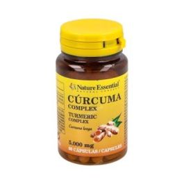 NATURE ESSENTIAL Cúrcuma 5000mg + Vitamina C + Pimienta 60 Cápsulas. Suplemento de Curcumina y Piperina Precio: 10.89. SKU: B1H7CZ4SYK