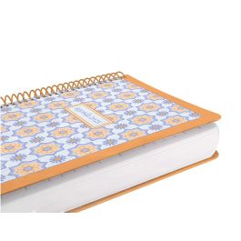 Agenda Espiral Liderpapel Perissa A4 2025 Dia Pagina Color Naranja Papel 80 gr