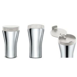 Caffa Mug De Viaje A/Inox 18/10 Blanco ALESSI GIA24 W